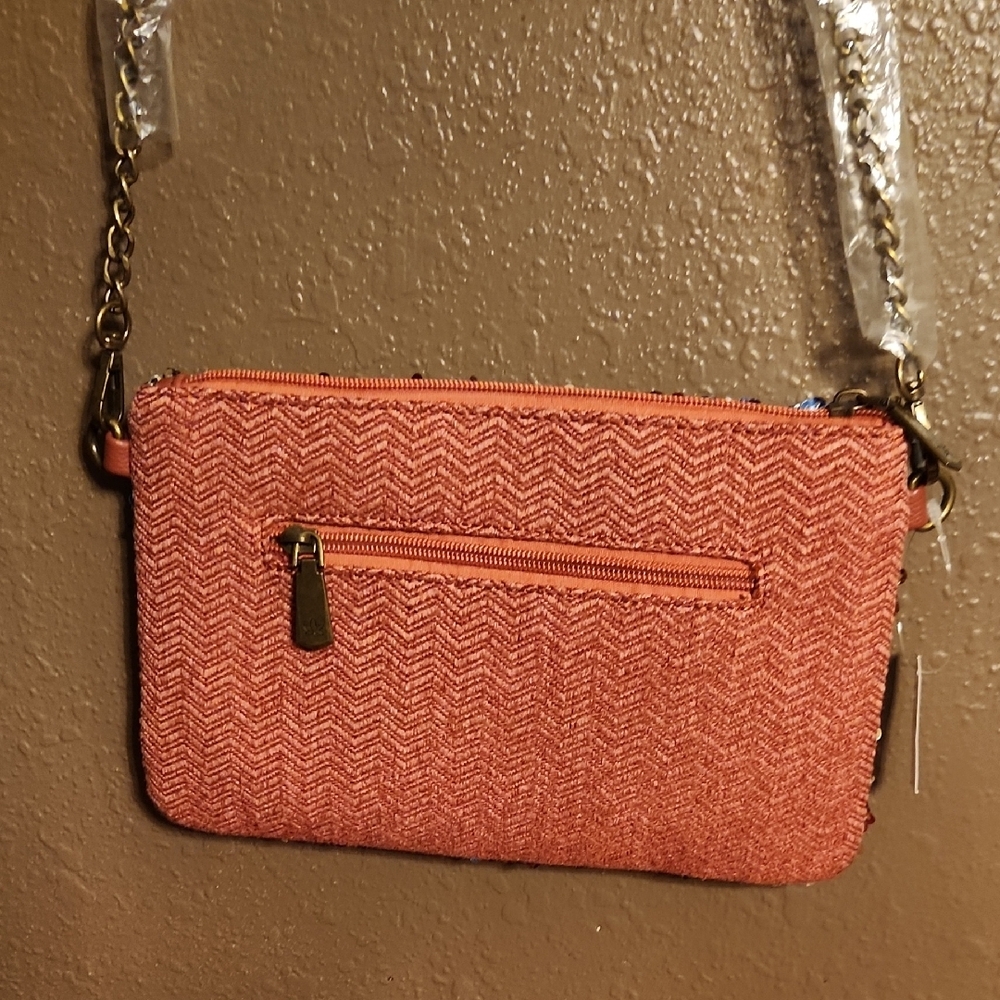 Glamorous Sequin Patterned Clutch, NWT - Picture 5 of 7